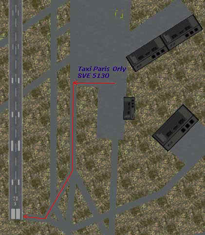 Taxi Orly Pista 20R